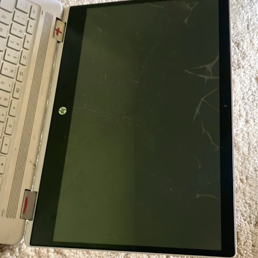 HP Silver Chromebook x360 Convertible Laptop with 360-Degree Hinge